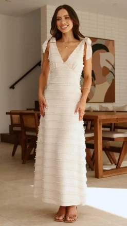 Dela Maxi Dress - Cream