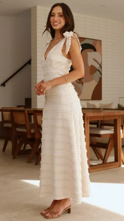 Dela Maxi Dress - Cream