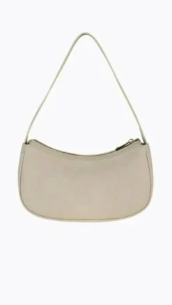 Dixiee Shoulder Bag - Beige Suede