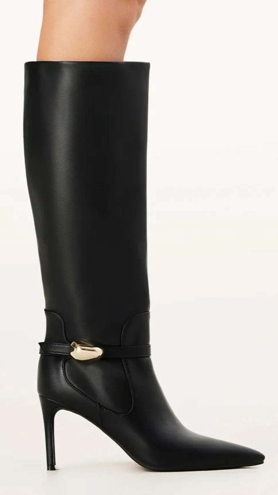 Druella Heeled Boot - Black