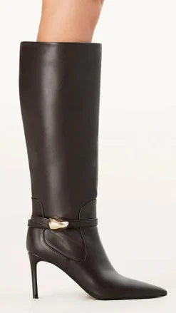 Druella Heeled Boot - Dark Cacao