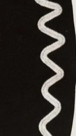 Easton Mini Skirt - Black / White