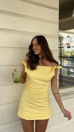 Ebbe Mini Dress - Lemon