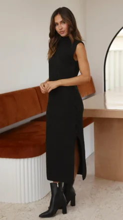 Eleanor Knit Dress - Black