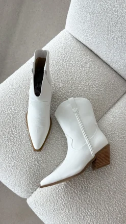 Ellenora Boots - Bone