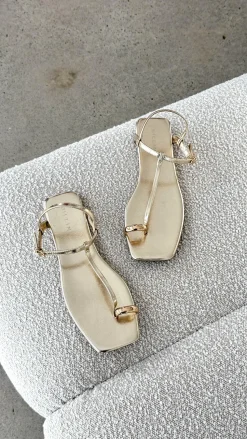 Elodia Sandal - Gold Metallic