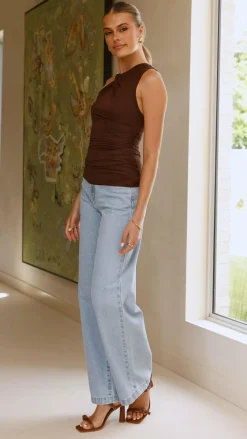 Emerson Top - Chocolate