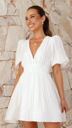 Erin Mini Dress - White