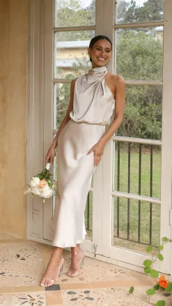 Esther Maxi Dress - Champagne