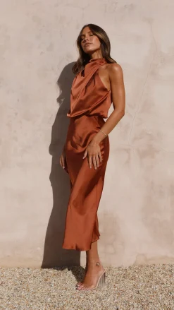 Esther Maxi Dress - Copper