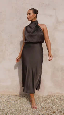 Esther Maxi Dress - Espresso