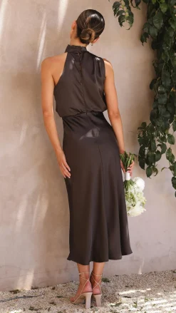 Esther Maxi Dress - Espresso