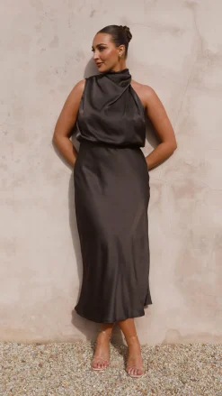 Esther Maxi Dress - Espresso