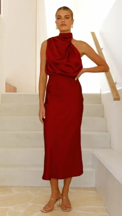 Esther Maxi Dress - Wine