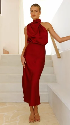 Esther Maxi Dress - Wine