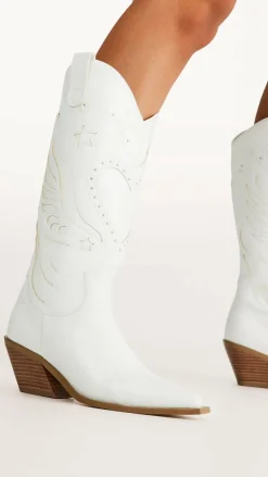 Everlyn Boots - White