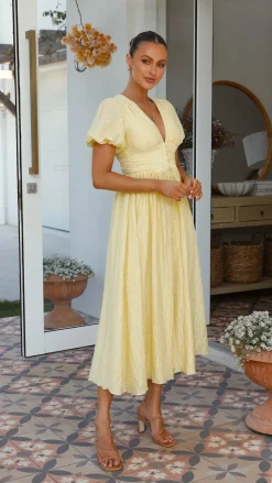 Faiz Maxi Dress - Yellow