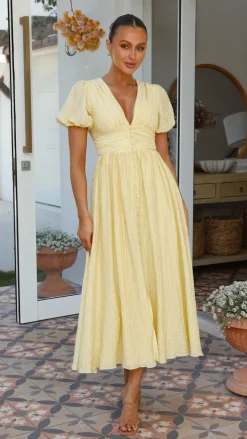 Faiz Maxi Dress - Yellow