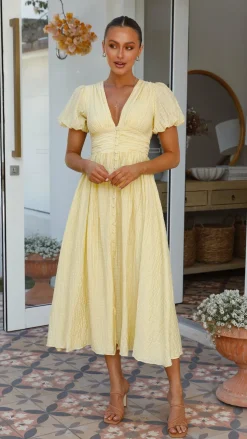 Faiz Maxi Dress - Yellow