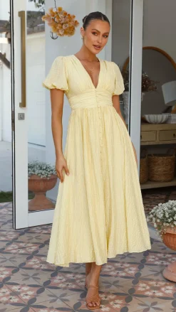 Faiz Maxi Dress - Yellow