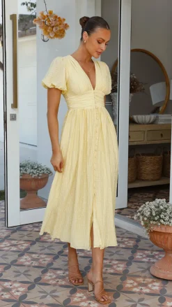 Faiz Maxi Dress - Yellow