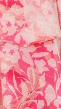 Fantasia Mini Dress - Red/Pink Floral