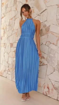 Frances Maxi Dress - Blue