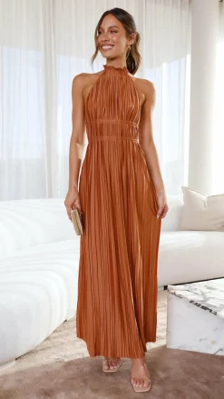 Frances Maxi Dress - Rust