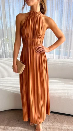 Frances Maxi Dress - Rust