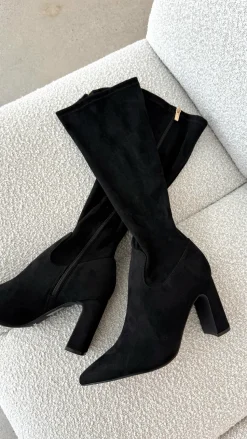Freddy Boots - Black Suede