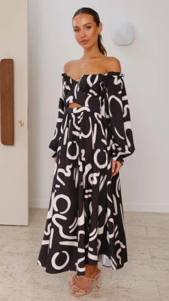 Freya Maxi Dress - Black