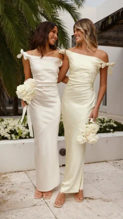 Frida Maxi Dress - Champagne