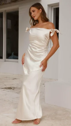 Frida Maxi Dress - Champagne