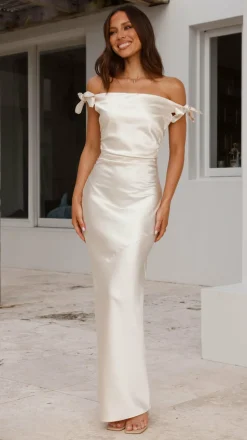 Frida Maxi Dress - Champagne