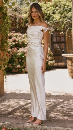 Frida Maxi Dress - Champagne