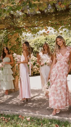 Galilhai Maxi Dress - Peach Floral