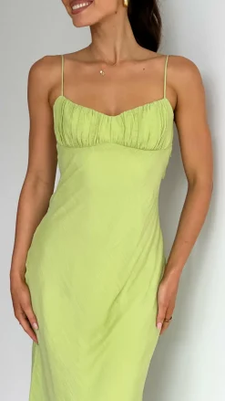 Galina Maxi Dress - Lime