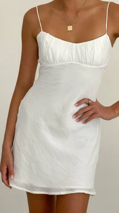 Galina Mini Dress - White