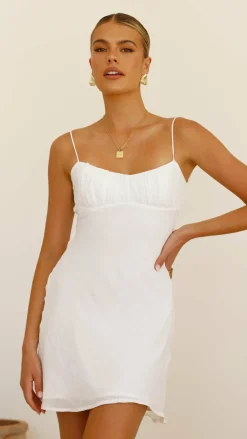 Galina Mini Dress - White