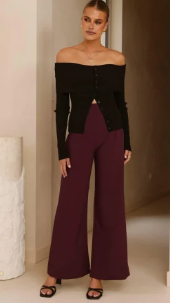 Garciela Pants - Wine