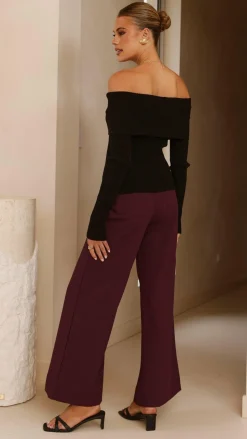 Garciela Pants - Wine