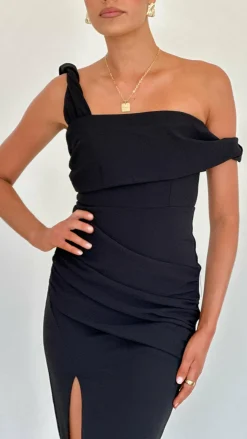 Gardenia Maxi Dress - Black