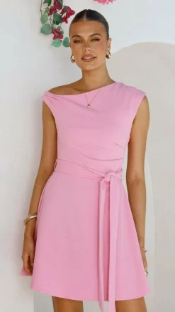 Gem Mini Dress - Pink