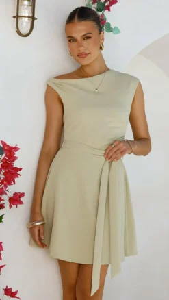 Gem Mini Dress - Sage