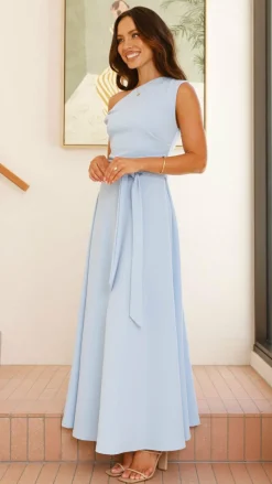Gemma Maxi Dress - Baby Blue