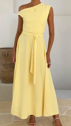 Gemma Maxi Dress - Baby Yellow