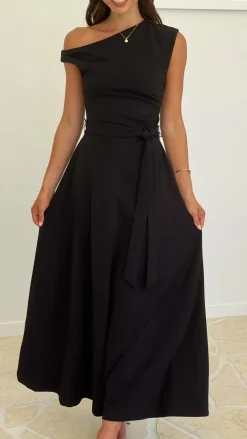 Gemma Maxi Dress - Black