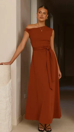 Gemma Maxi Dress - Brown