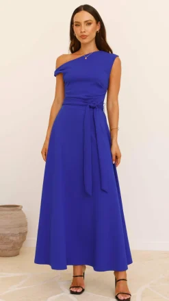 Gemma Maxi Dress - Cobalt