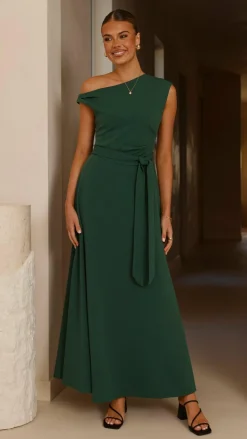 Gemma Maxi Dress - Emerald Green